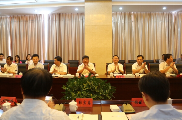 中车株洲董事长周清和一行考察盐城环保科技城